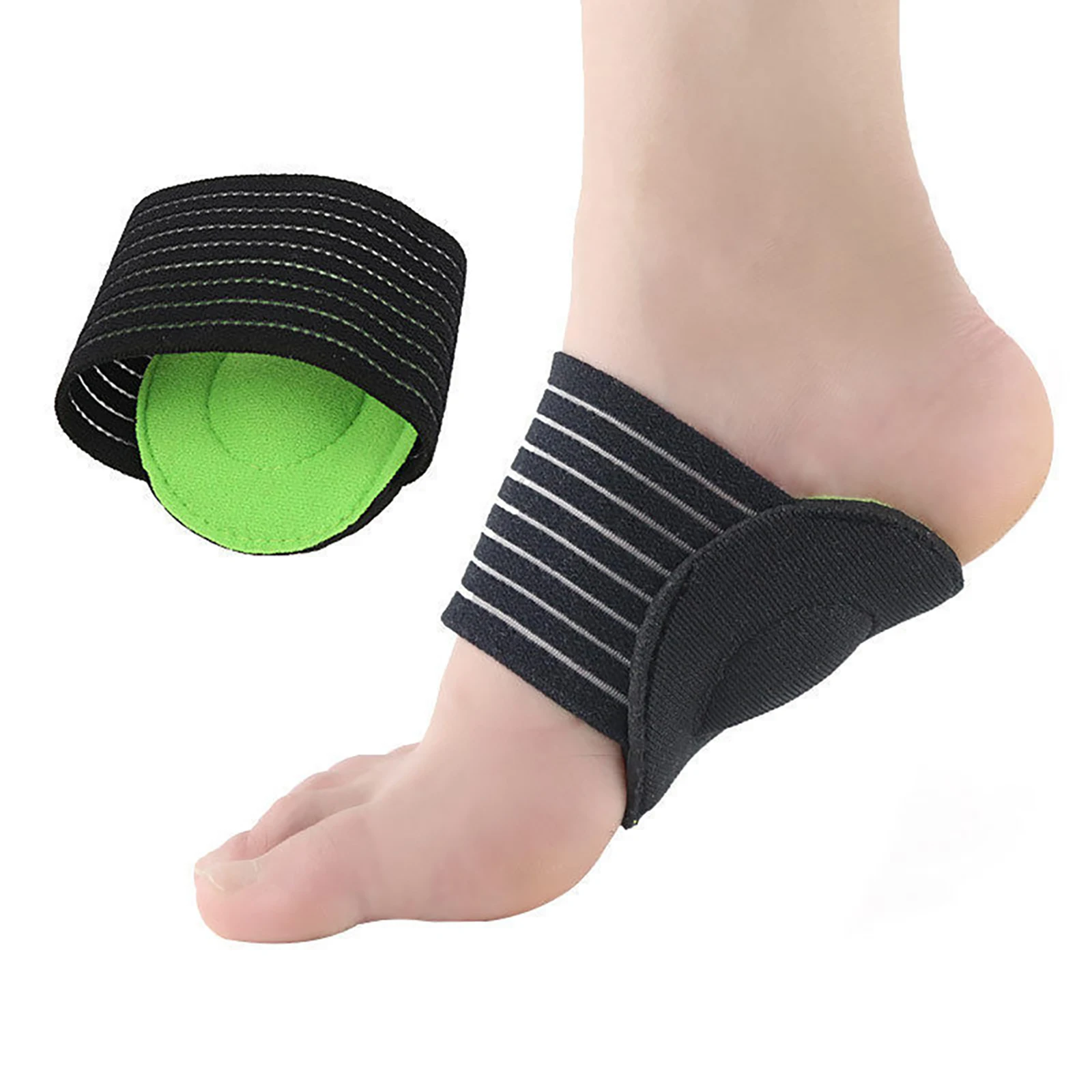 

1 Pair Elastic Yoga Foot Pad DiaZen Sugar Foot Acupressure Cushion Blood Sugar Acupressure Cushion Regulation Cotton