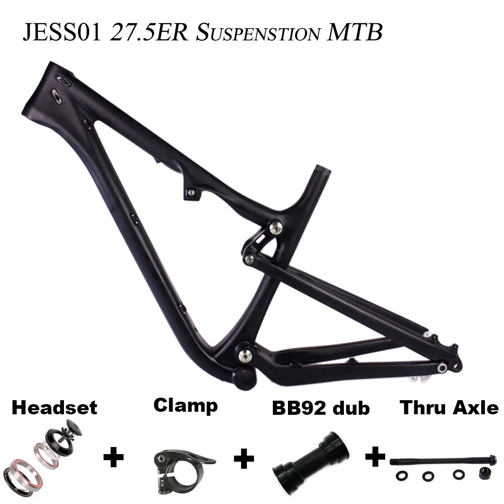 Factory New Model 27.5er Full Suspension Frame Mtb Bicycle Carbon