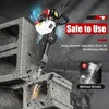 2.5 HP Professional Petrol Demolition Hammer 2 Stroke Mortising Hammer Chisel Hammer with Drill Set Impact Frequency 1500 Bpm 3