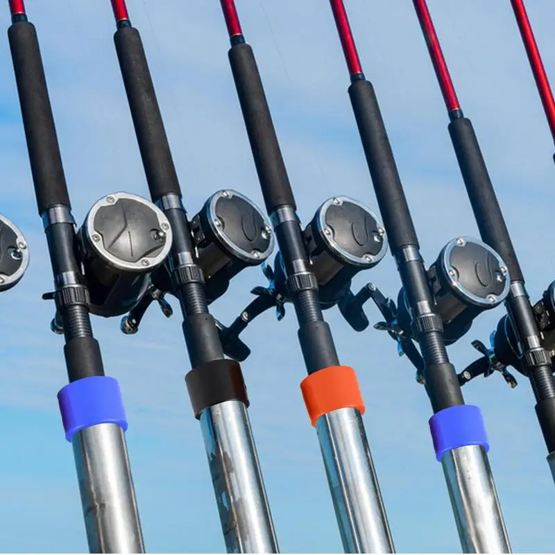 

Fishing Rod Tube Caps Rubber Durable And Sturdy Rod Butt Cushion Caps 50mm Fishing Rod Butt Caps End For Car Boat