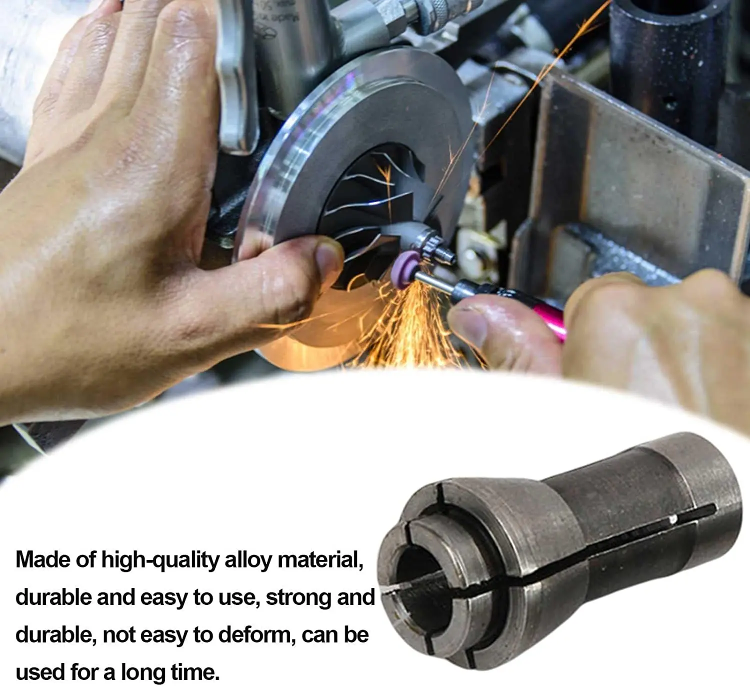 Die Grinder Chuck Adapter, Ötvözött Collet Mini Elektromos Daráló