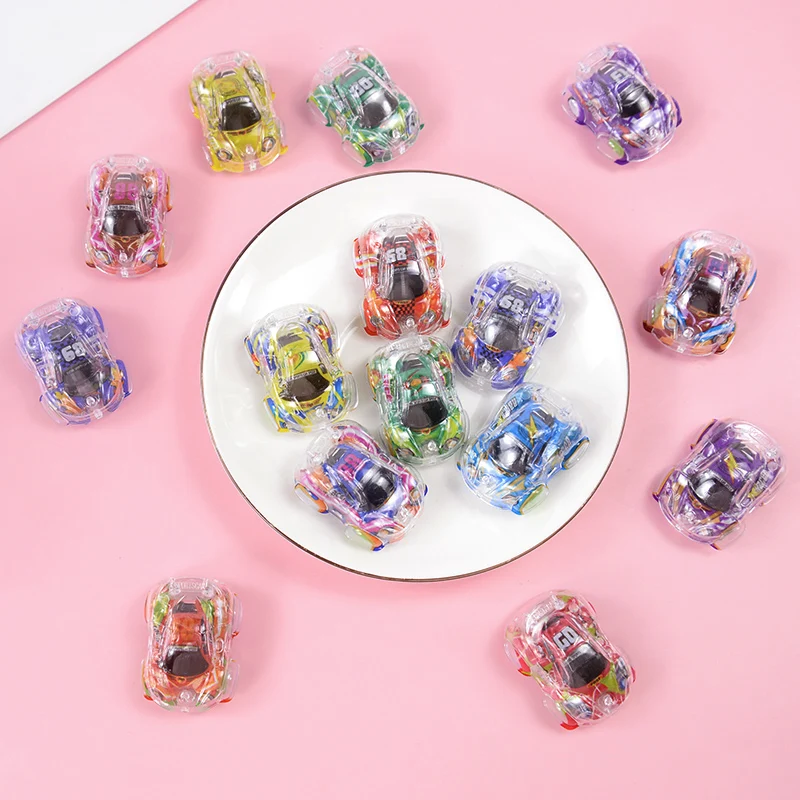 10/20pcs Cartoon Pull Back Car Toy Kids Birthday Party Favors Pinata Filler Classroom Prize Christmas Gifts Mini Racing Vehicles