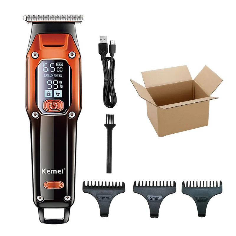 Tondeuse À Cheveux Kemei KM-658 Sans Fil-6