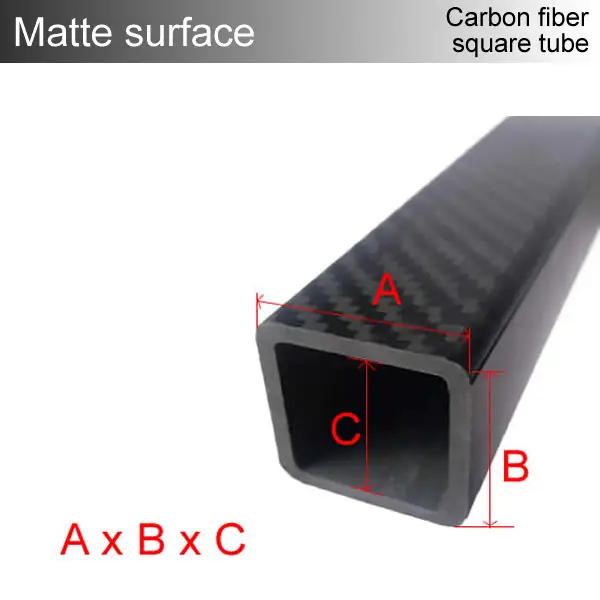 3K Carbon Fiber Square Tube Pipe High Strength Durable Outer Length 14 15 18 20 22 25 28 30 32 35 40 45 48mm for Bicycle Frame image 7