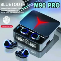 M90 Wireless Headphones TWS Bluetooth Touch Control Earphones Sport Earbuds Hifi Stereo Gaming Headset With Mic For smartphone 1