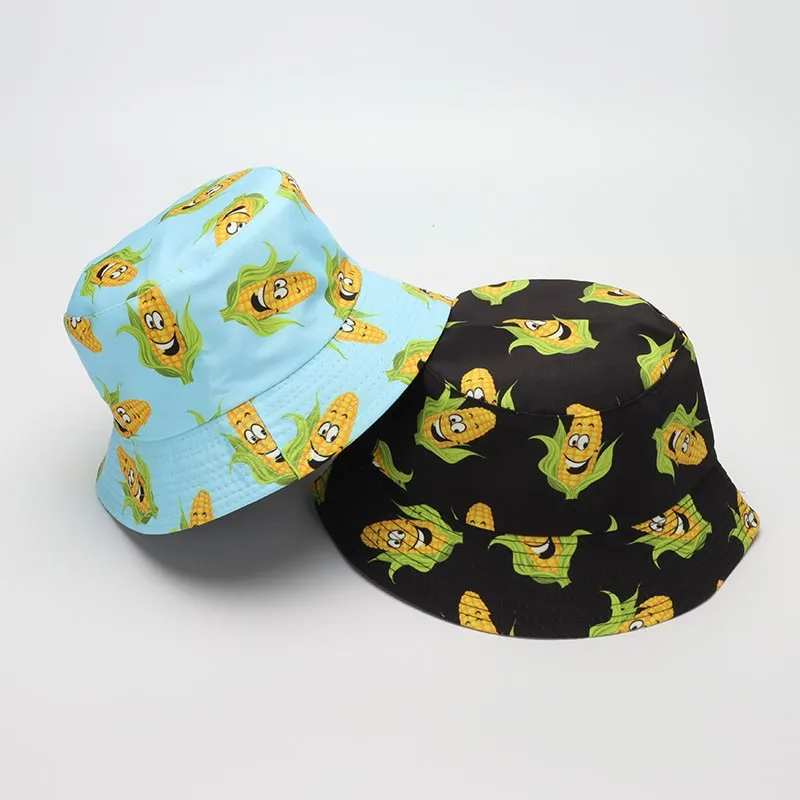 Eimer Hut Frauen Männer Frühling Sommer Hüte für Unisex Cartoon Hip Hop Angeln Panama Cap Strand lässig Outdoor Gorro Bob neu – Detail 17