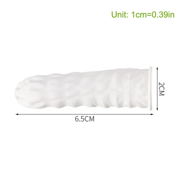 200Pcs Disposable Latex Rubber Finger CotsDisposable Fingertips Protector Gloves Finger Covers for Nail Practice Hand Protection 6
