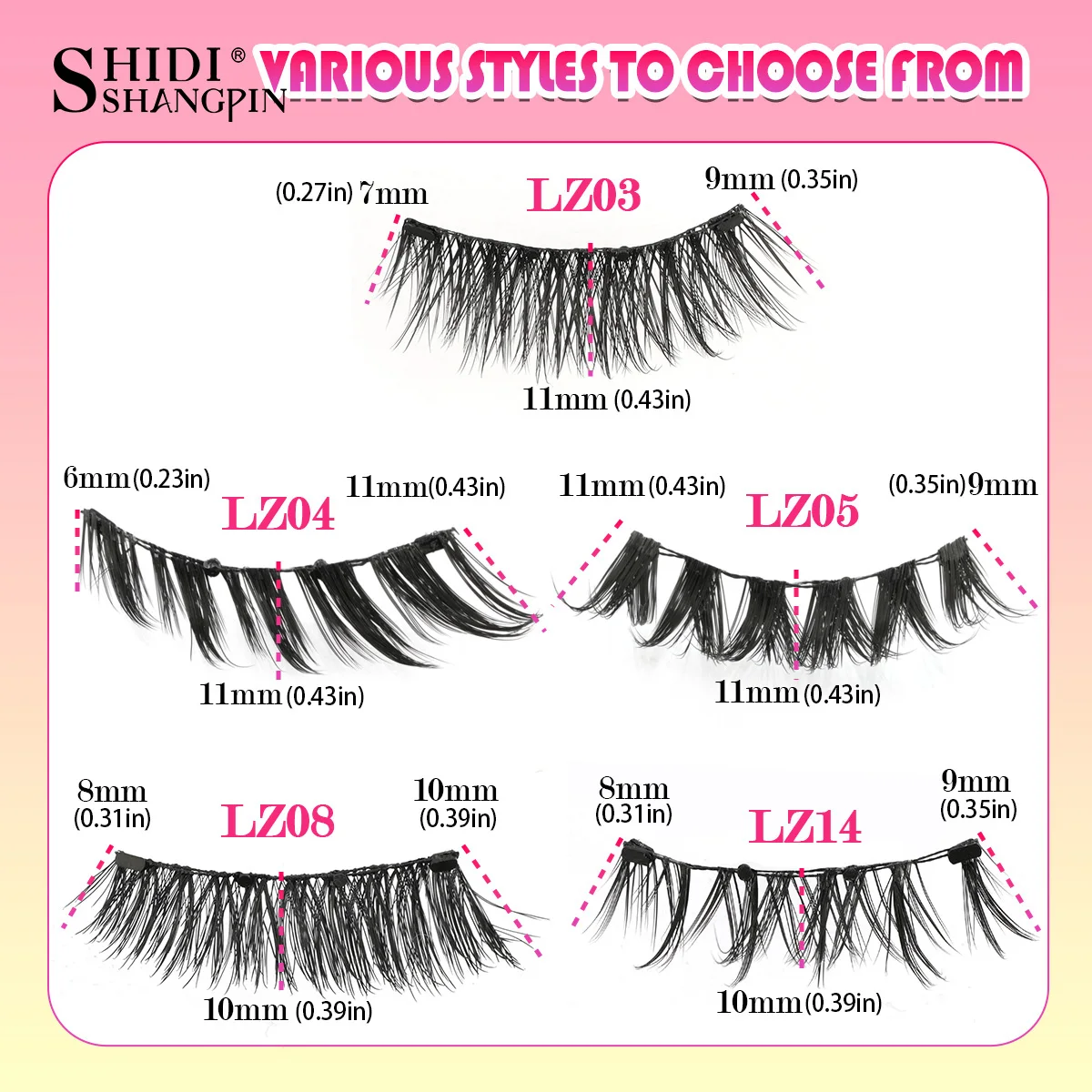 Magnetic Eyelashes Set Handmade 3D Mink Lashes Reusable False Eyelashes Eyelash Makeup Tweezers Tool 1 Pair