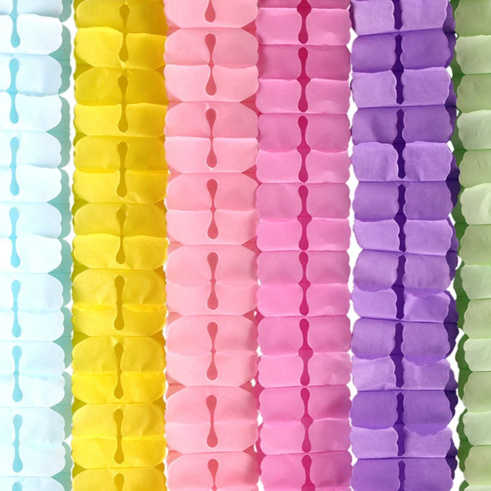 Multicolor Four Leaf Clover Paper Garland for Celebrations and DIY Decor
