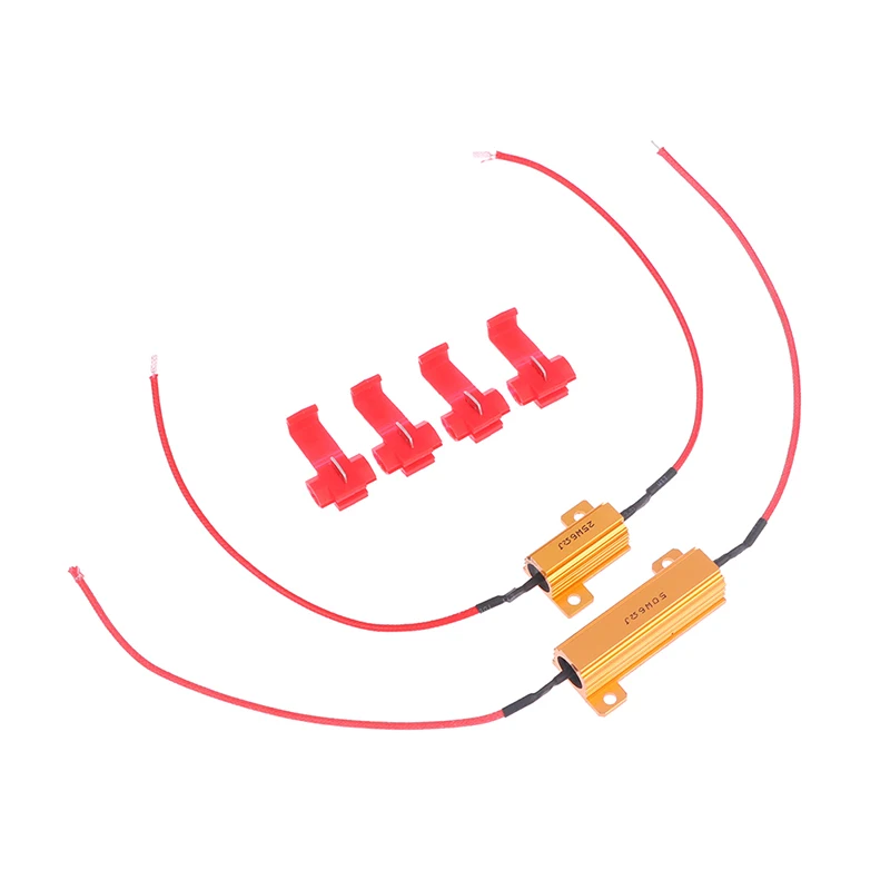 

Светодиодный сопротивление автомобиля 25 Вт/50 Вт 6 Ом резисторы нагрузки автомобильная лампа поворота Flash Accessor индикатор нагрузки автомобильные аксессуары