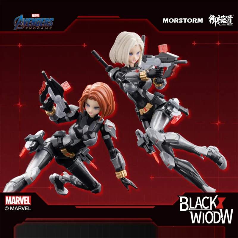 

16cm Black Widow Machine 80057 Marvel Action Figure Avengers Assembled A Movable Model Hand National Creation Mecha Display Gif