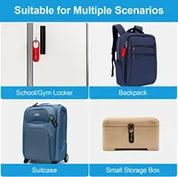 Mini Smart Fingerprint Lock Biometric Keyless Thumbprint Padlock School Gym Locker Small Rechargeable Electronic Locks - Image 6