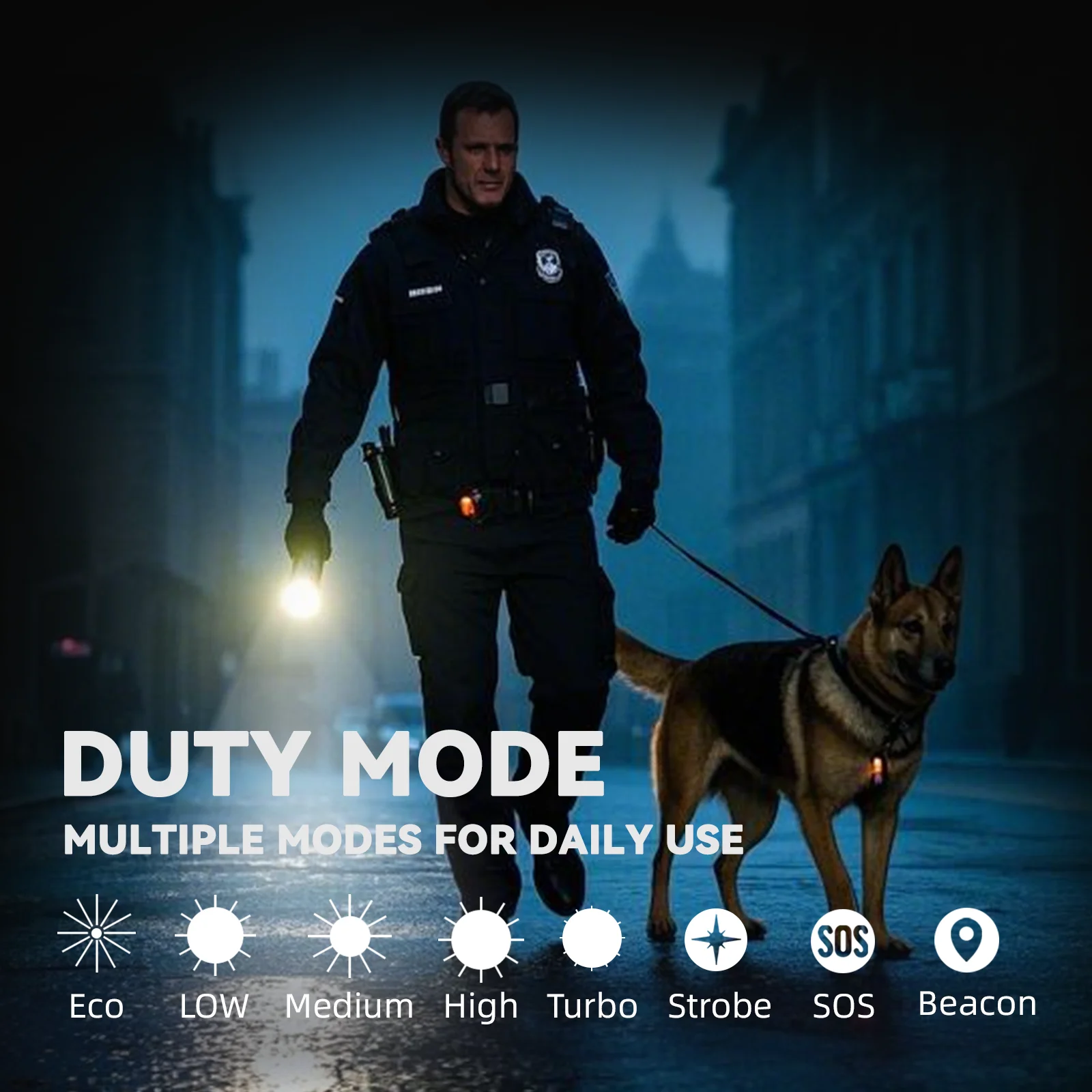 SK40 Tactical Flashlight 2