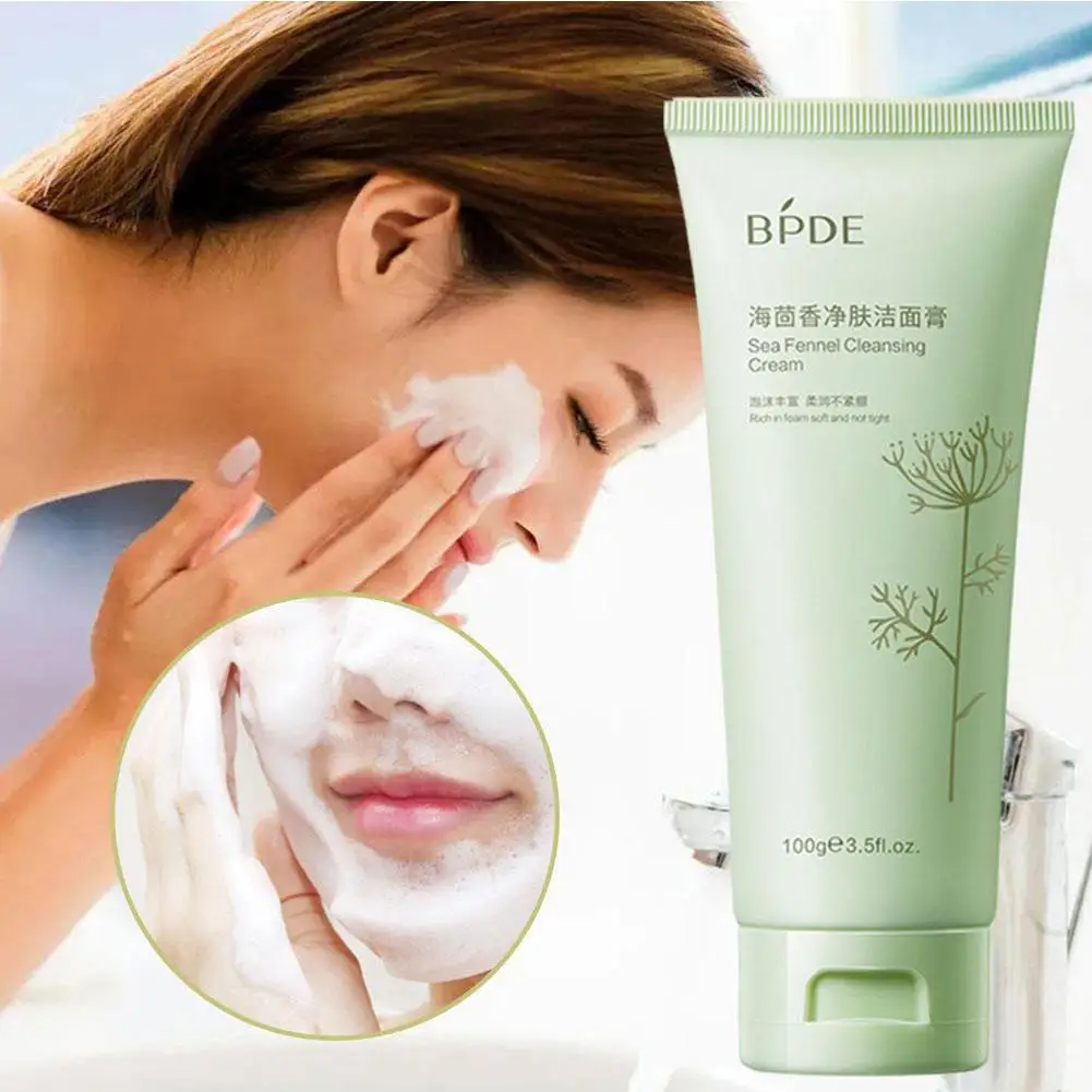 

100G Amino Acid Face Cleanser Face Scrub Deep Remove All Exfoliator Skin Skin Cleaning Moisturizing Types Cream Smooth M8Z5