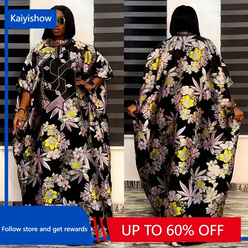 African Dresses For Women Muslim Fashion Abayas Boubou Dashiki Ankara Outfits Evening Gown Dubai Kaftan Abaya Robe Marocaine