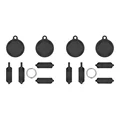 Black 2pcs