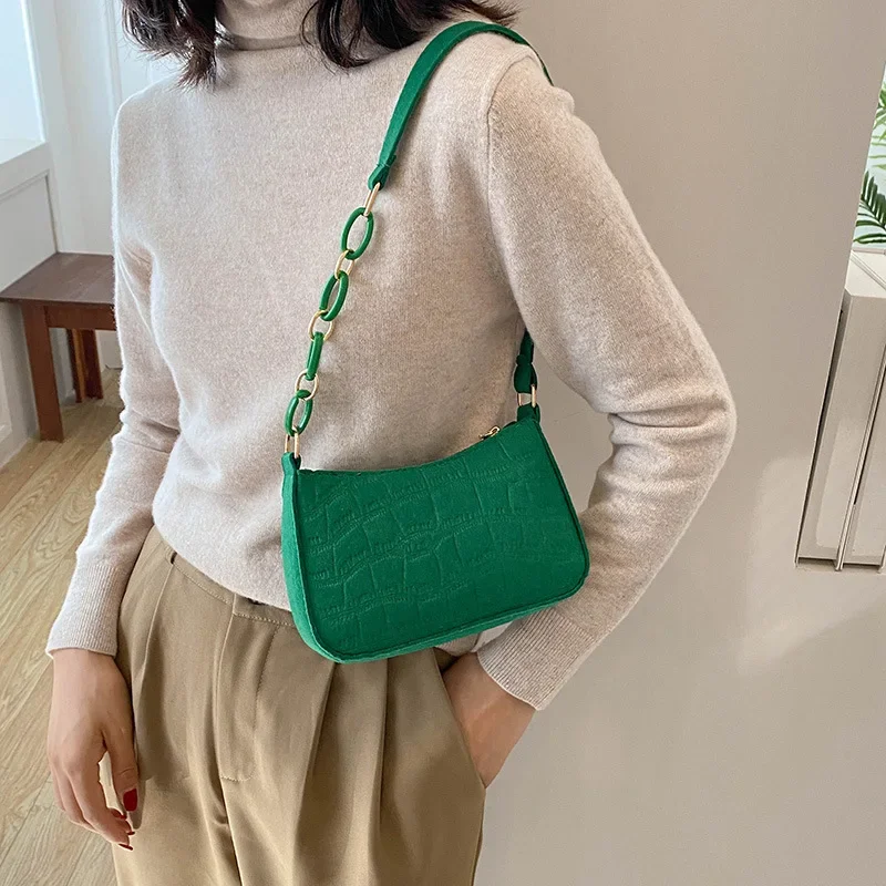 

Design Advanced Shoulder Women's Bags Saddle Crescent Bag Felt Women Texture 2023 Bag Subaxillary Purses Handbags Armpit For