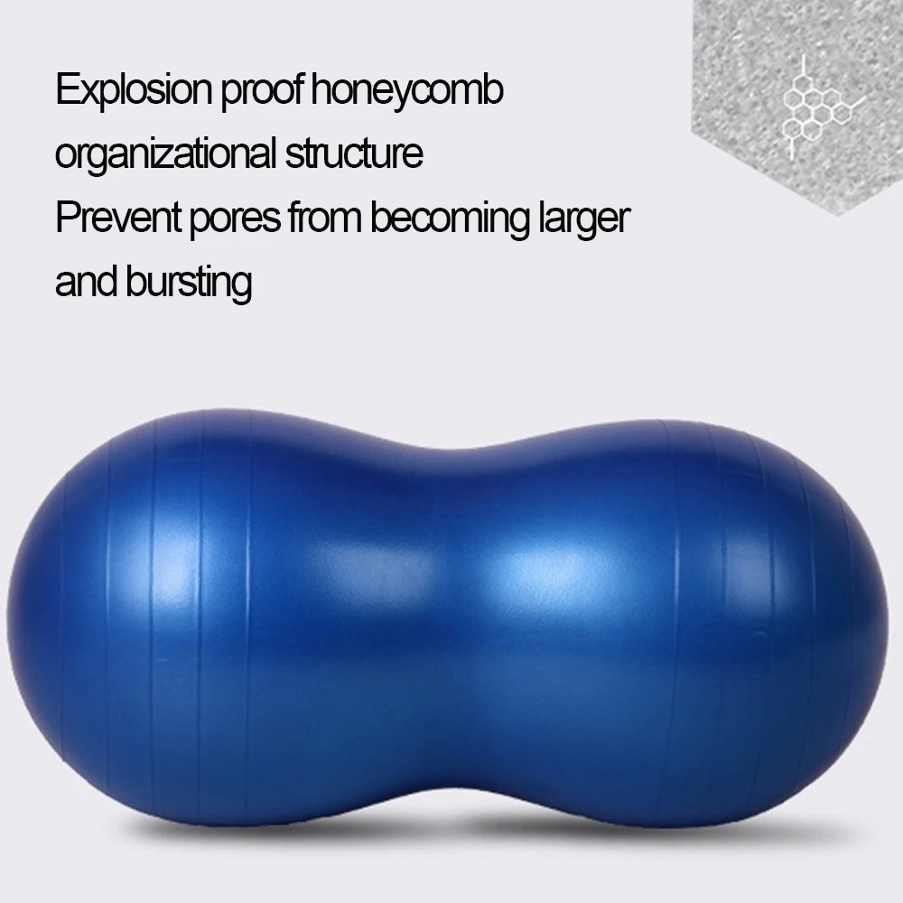 50x100 Cm Big Size Thicken Explosion-Proof PVC Yoga Peanut Ball Fitness Capsule Balls for Weight Loss Sports Exercise