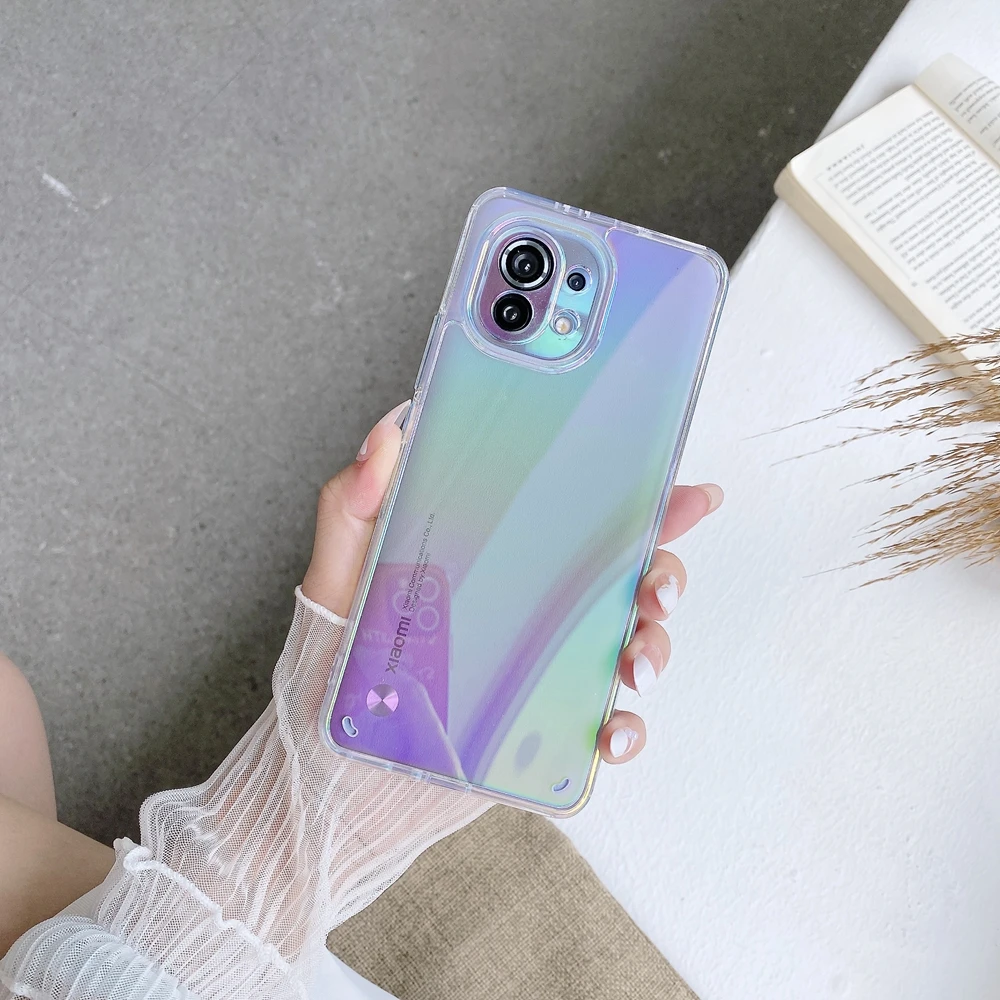 Coque transparente de luxe Graient pour Samsung Galaxy A55 A35 A25 A15 A24 A73 A23 A53 A13 A33 A54 A34 A14 A52 A72 A51 A71 coque rigide_voghion.com