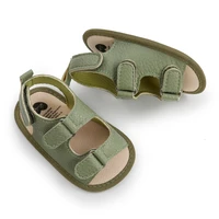 Baywell Stylish Summer Baby Sandals for Boys & Girls Newborn Infant Non-Slip PU First Walkers with Solid Colors 0-18 Months 1