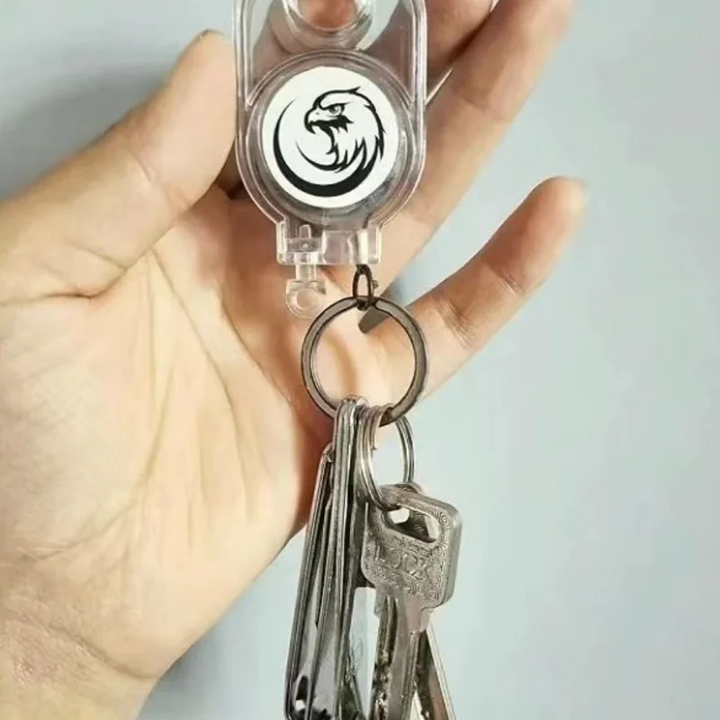 Multi functional hunting keychain quick setting trap clip durable PE material suitable for capturing chickens and ducks animal cage clamp