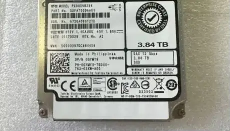 For PX04SVB384 0GYMY9 3 84T SAS SSD 12G 2 5 inch server hard drive