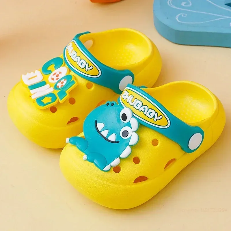 Summer New Baby Slippers Indoor Non-slip Soft Bottom Comfort Fashion Cute Children's Hole Shoes Boys Girls Kid Outdoors Sandals 4