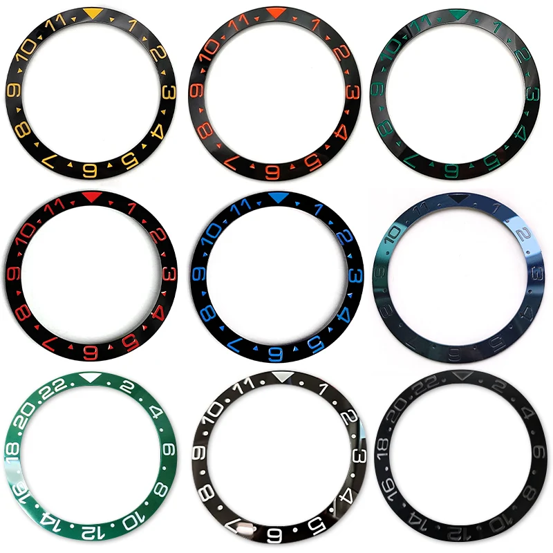 HQ 38 Mm Inserti Lunetta Ceramica Nera Inserti Orologio - Foto 6