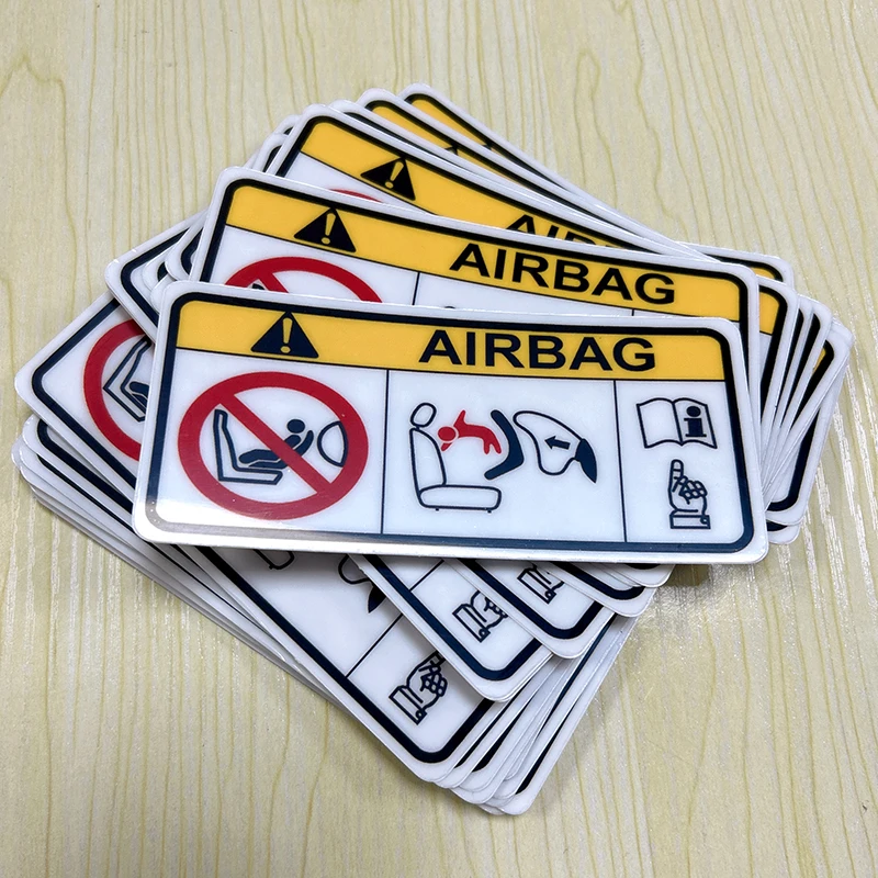 13.6CM Airbag Car Stickers Vinyl Car Accessories Pegatinas Para Car Styling - AliExpress