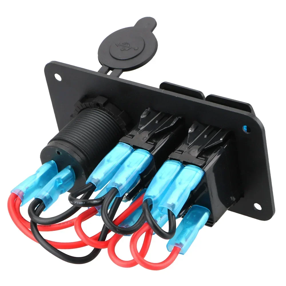 Pannello Interruttori Geloo 10 Gang | 12V/24V | Impermeabile IP65 Con USB E Voltmetro