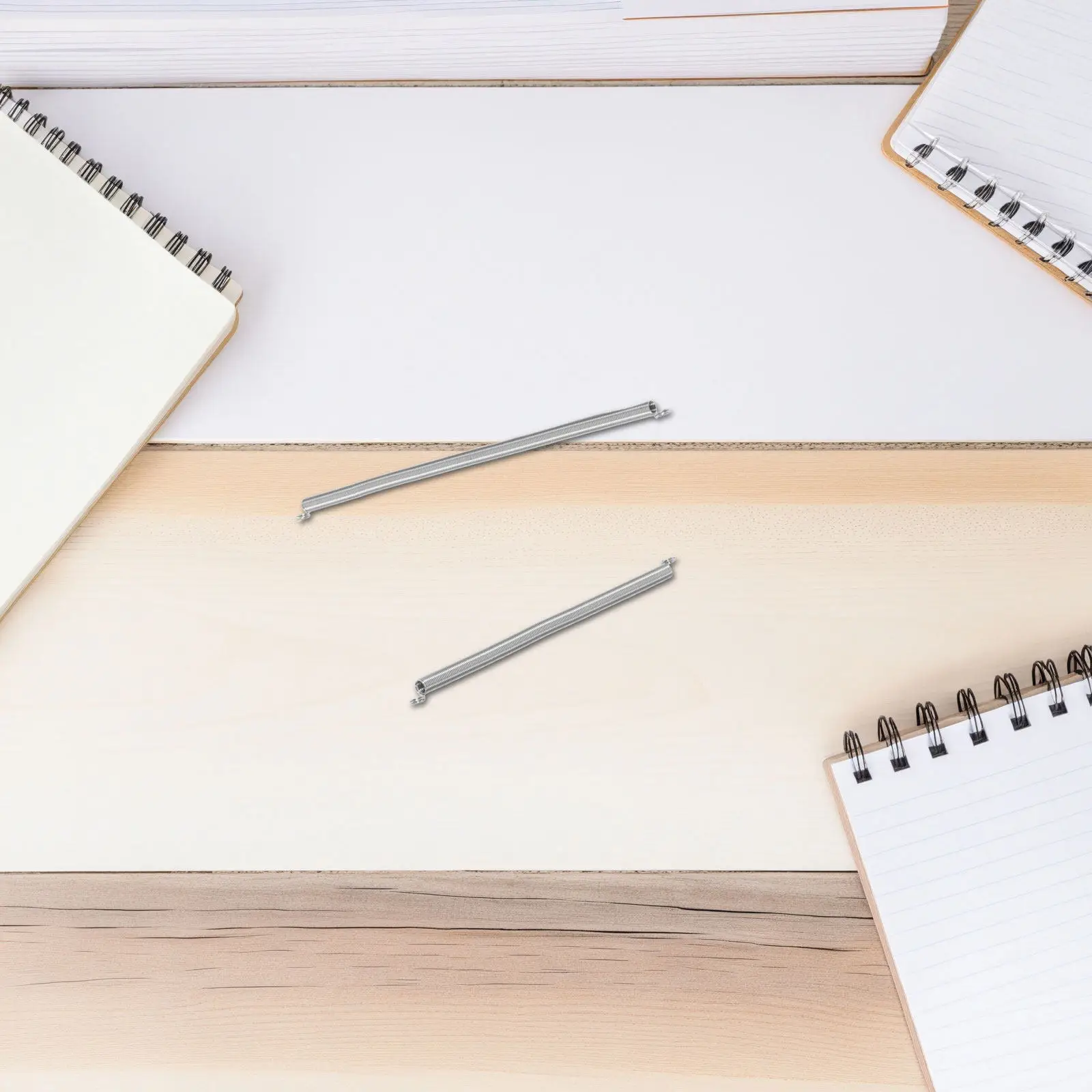 4Pcs 교체용 스테이플러 스프링 더블 후크 와이어 연장 스프링 사무실 데스크탑 공예 프로젝트용 스테인레스 스틸