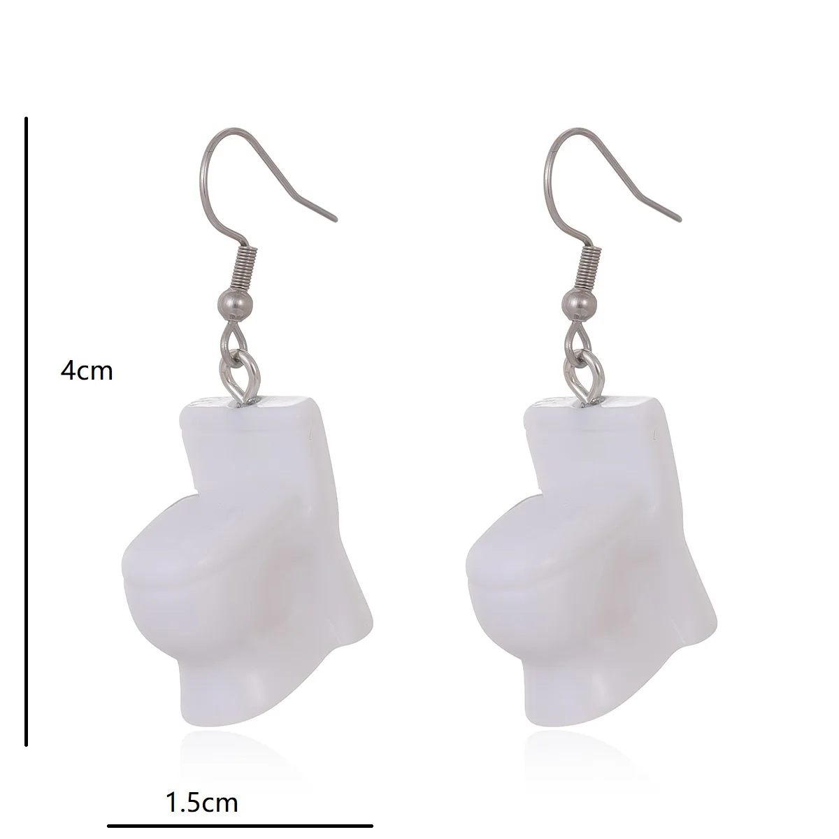 Stylish toilet earrings for gifts