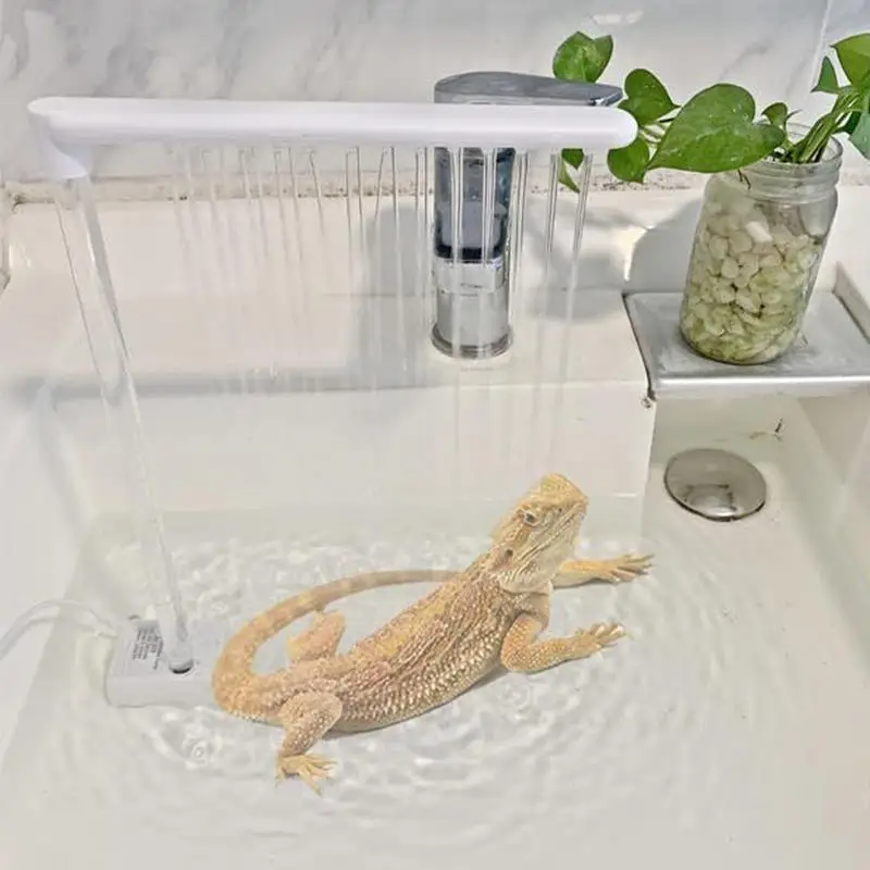 Bearded Dragon Bath Shower Head Water Pump Bath Supplies Pet Supplies Electric 360 Rotation Showerhead For Small Animals