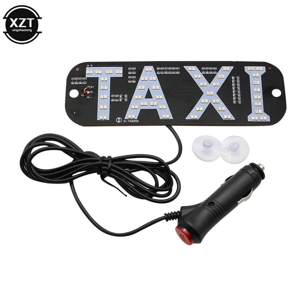 Panneau lumineux LED pour taxi, lumière à l'iode, 2 documents interchangeables, briquet Laguna avec aspiration, signal lumineux de balise