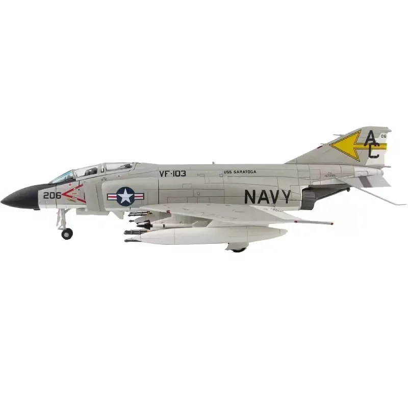 

1:72 Scale Air Force F-4 Warplane Alloy & Plastic Simulation Model Gift Collection Decorative Toy Diecast Display