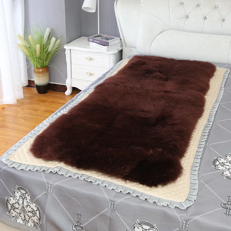 Leather mattress whole sheepskin mattress thick multi-color optional warm Wool padding