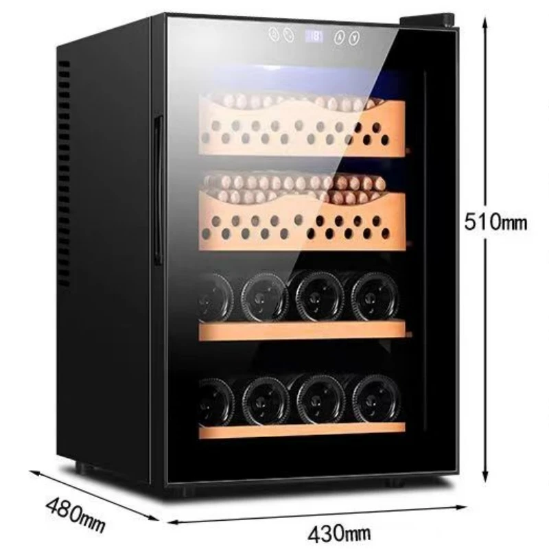 

Top Sale 1800 Pcs Cedar Wood Electric Cigar Cabinet Compressor Cigar Humidor