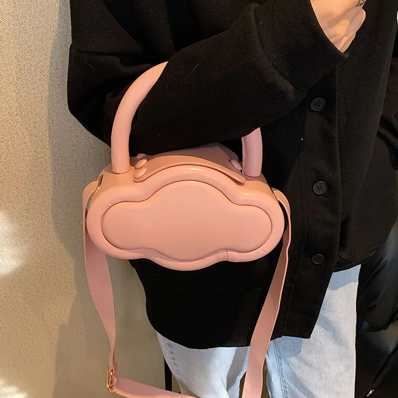 

Новая разноцветная Роскошная дамская сумочка на плечо с изображением облаков, женская сумка-ранец, сумка-тоут, кошелек через плечо для ужина, женская сумка