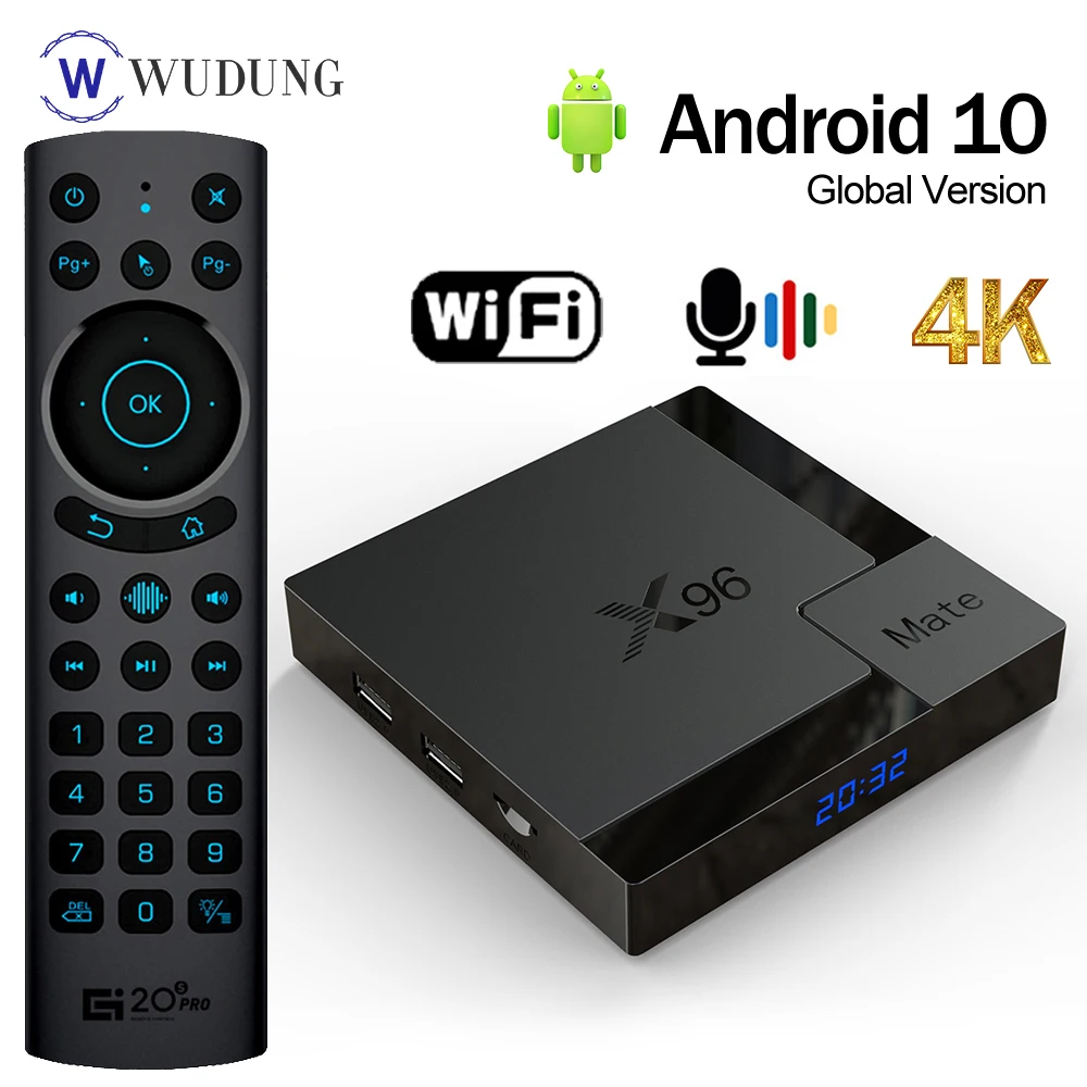 

Smart TV Box X96 Mate Android 10 Allwinner H616 BT5.0 4GB Ram 32GB 64GB Rom 4K HD 2.4G/5G Wifi 100M 2022 Media Player PK H96 MAX