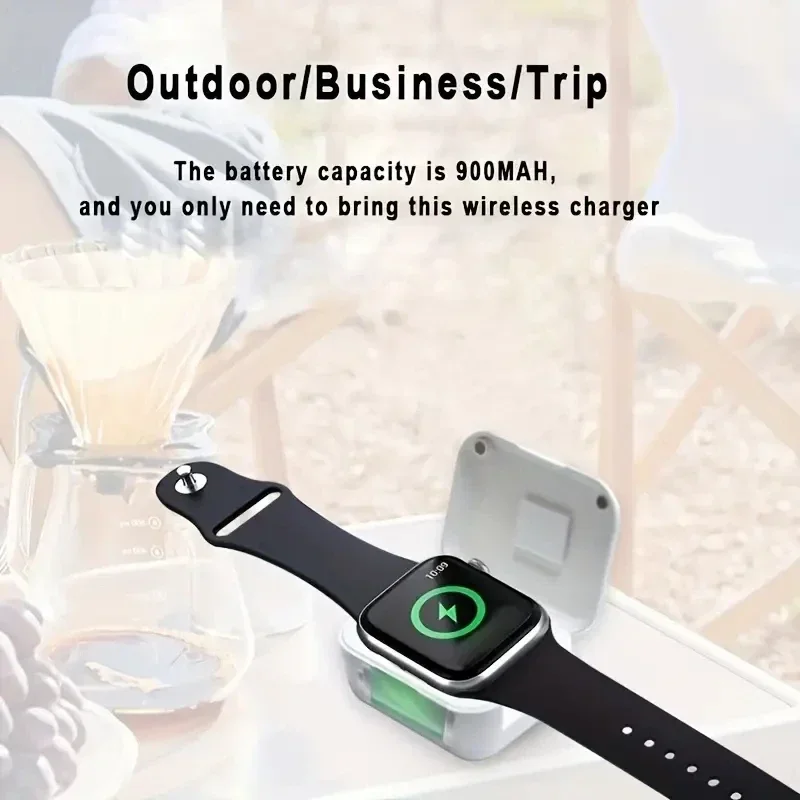 Type C Magnetic Smart Watch Wireless Charger Charging for Apple Watch iWatch 8 7 6 5 SE 4 3 2 Ultra Emergency Fast Charging Dock
