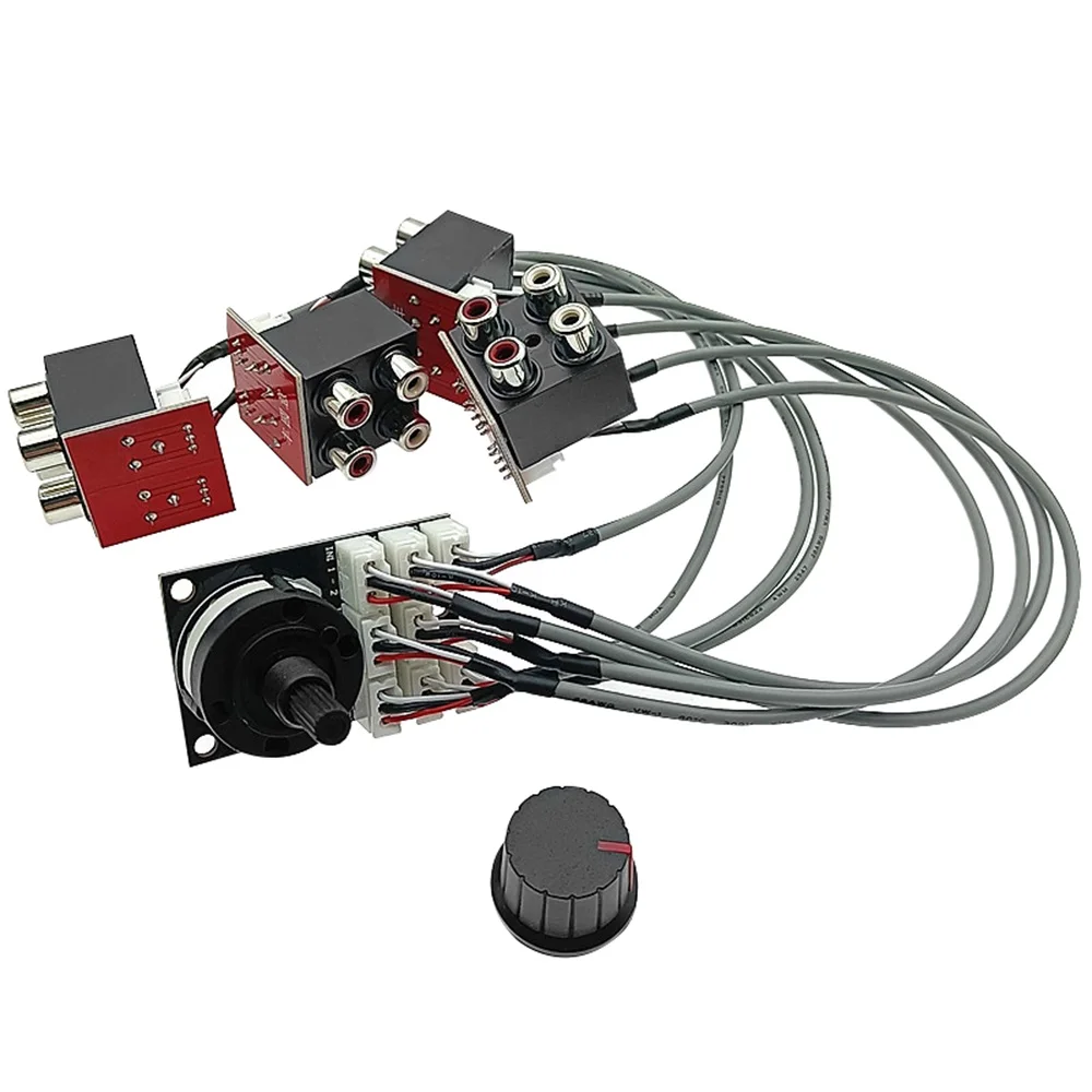 

4-channel audio signal switching board 3-way 4-channel audio source switching RAC lotus seat signal input