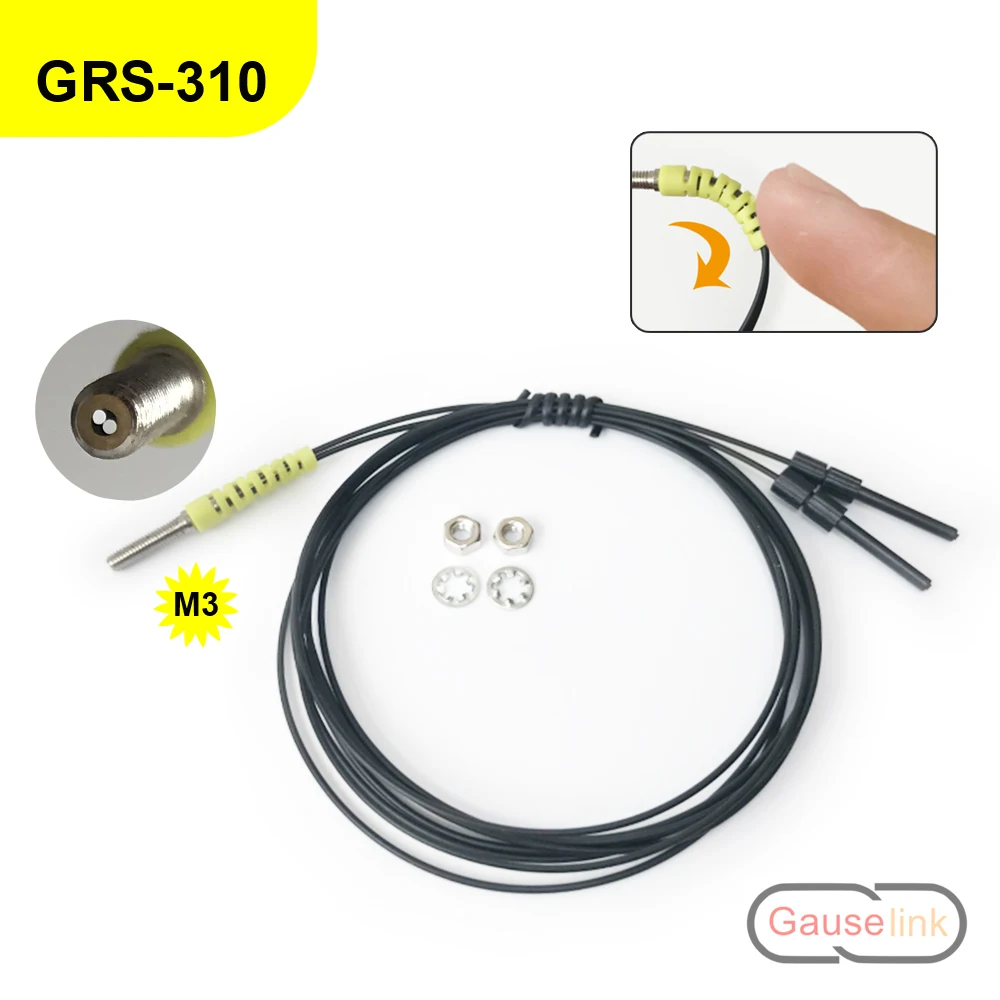 Durable Optical Fiber Sensor Optic Photoelectric Switch High Sensitivity Diffuse-Reflective Through-Beam M3 M4 M6 For Amplifier