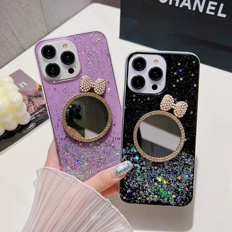 Coque de téléphone à paillettes miroir Quicksand, étui pour Huawei P50 P30 P20 P10 P9 Lite 4G 5G P40 Pro P Smart Plus Z 2019 2020_voghion.com