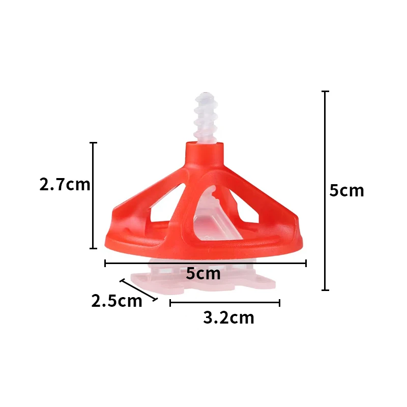 New ceramic tile leveling system spiral base red nut is used for tiling and seam leveling tile spacers tile leveling clips tile leveling tools