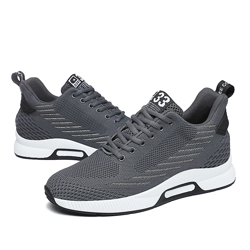 جديد أحذية رياضية رجل مصعد أحذية الارتفاع زيادة أح...