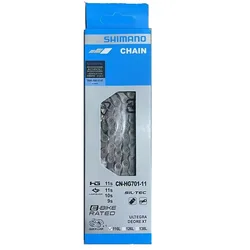 Enhanced Shimano 11 - Speed Bicycle Chain with Missing Link - 116L (HG701 116L)