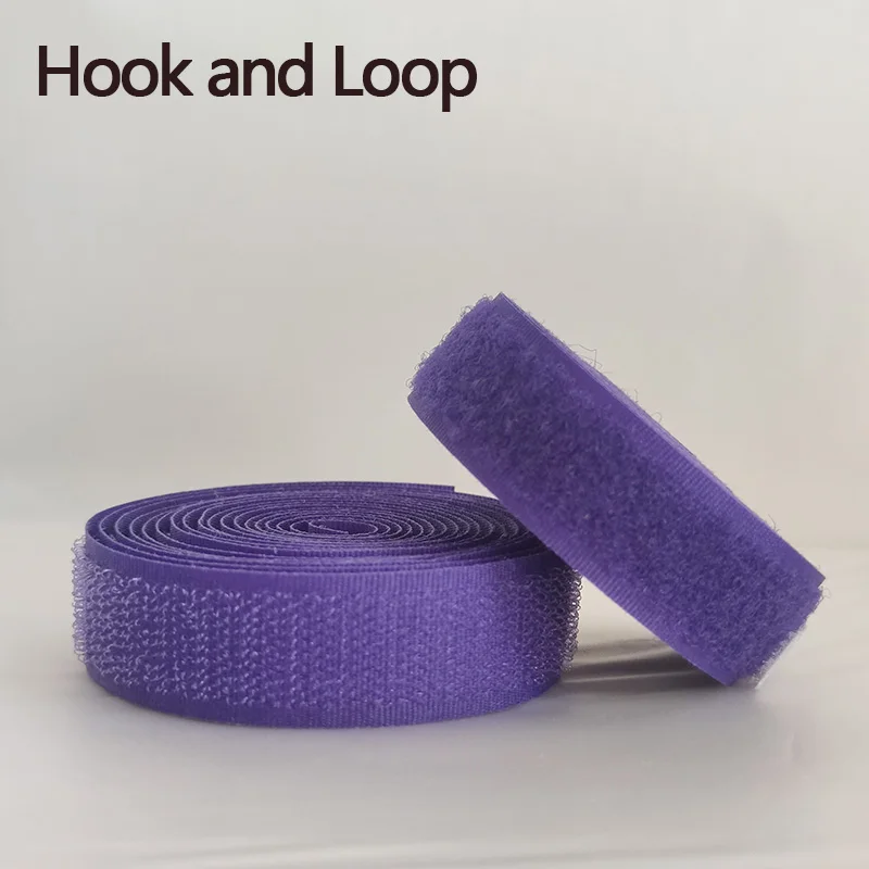 Colorful 20mm Non-Adhesive Hook and Loop Fastener Tape - 10M Nylon Fabric