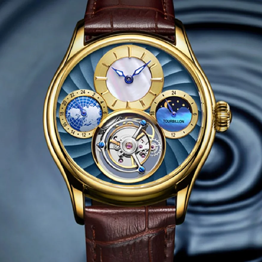 

AESOP Mechanical Watch Men Luxury Watches for Men Tourbillon Male Skeleton Men's Watch Man Male Clocks Sapphire Dropshipping