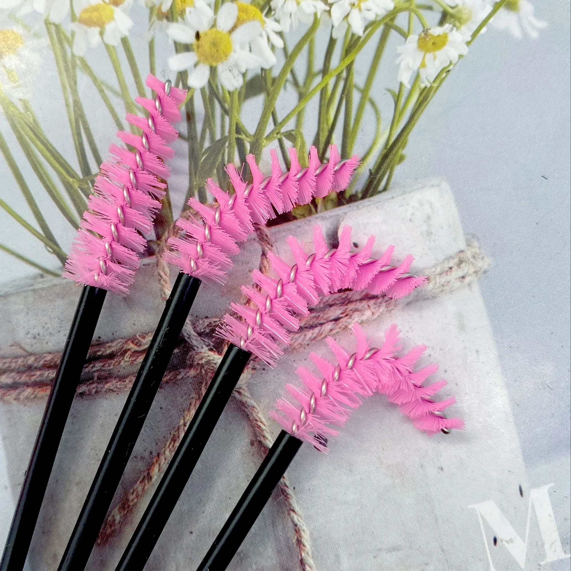 150/300pcs Mascara Wands Eyelash Brush Spoolies for Eye Lash Extension, Eyebrow and Makeup Tool Wholesale Makeup Brushes