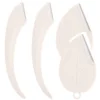 4 Pcs Portable Eyebrow Razor Facial for Women Tool Kit Comfortable Handle Face Shavers Abs Razors Rust-resistant 1